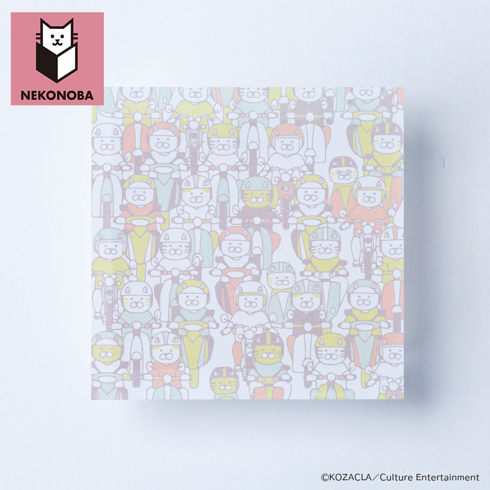 BACKYARD FAMILY「NEKONOBA グッズ 通販 ネコノバ メモパッド 紙 メモ帳 スクエアメモパッド メモ 正方形」|その他|