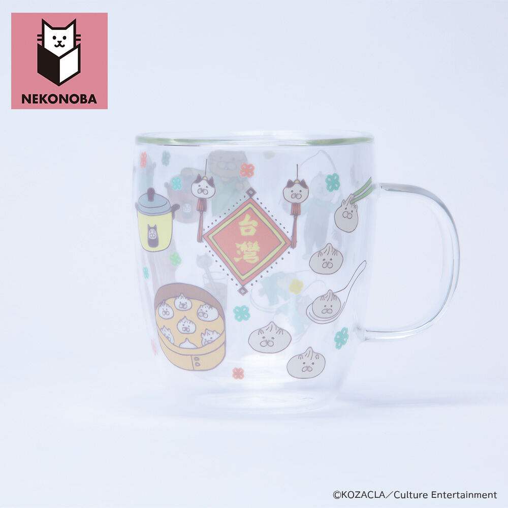 BACKYARD FAMILY「NEKONOBA グッズ 通販 ネコノバ マグカップ ガラス 二重 かわいい 大人可愛い」|グラス・マグカップ|その他1