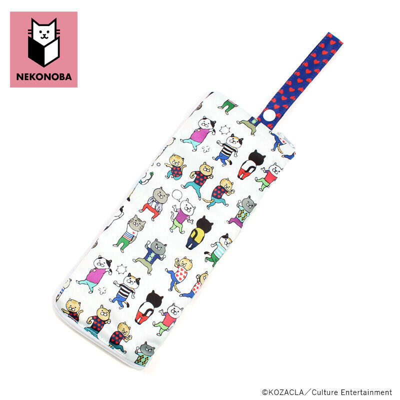 BACKYARD FAMILY「NEKONOBA グッズ 通販 ネコノバ 折りたたみ傘ケース ポーチ 縦型 折り畳み傘ケース」|その他|