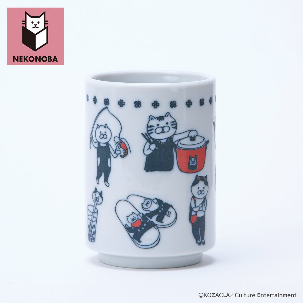 BACKYARD FAMILY「NEKONOBA グッズ 通販 日本製 美濃焼 湯呑み ネコノバ 湯のみ キャラクター 湯呑み茶碗」|食器・キッチングッズ|その他1