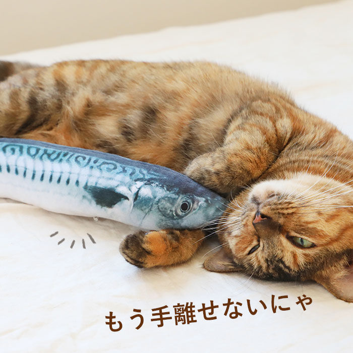 BACKYARD FAMILY「猫 おもちゃ 魚 通販 一人遊び ネコ ねこ ぬいぐるみ 抱き枕 蹴るおもちゃ リアル お魚 噛む」|その他|