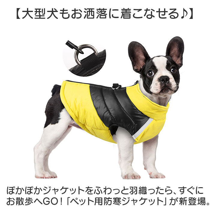 BACKYARD FAMILY「ペット ジャケット ハーネス 反射 通販 犬服 犬の服 防寒着 ドッグウェア」|その他|