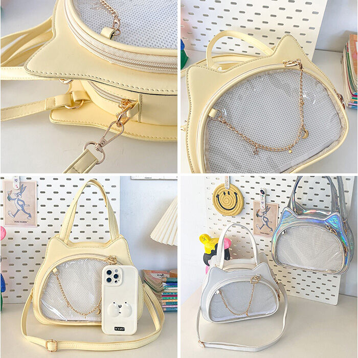 BACKYARD FAMILY「痛バッグ ショルダーバッグ ねこ型 2way 通販 痛バ 痛バック 推し活バッグ 推し活バック」|ショルダー・メッセンジャー|