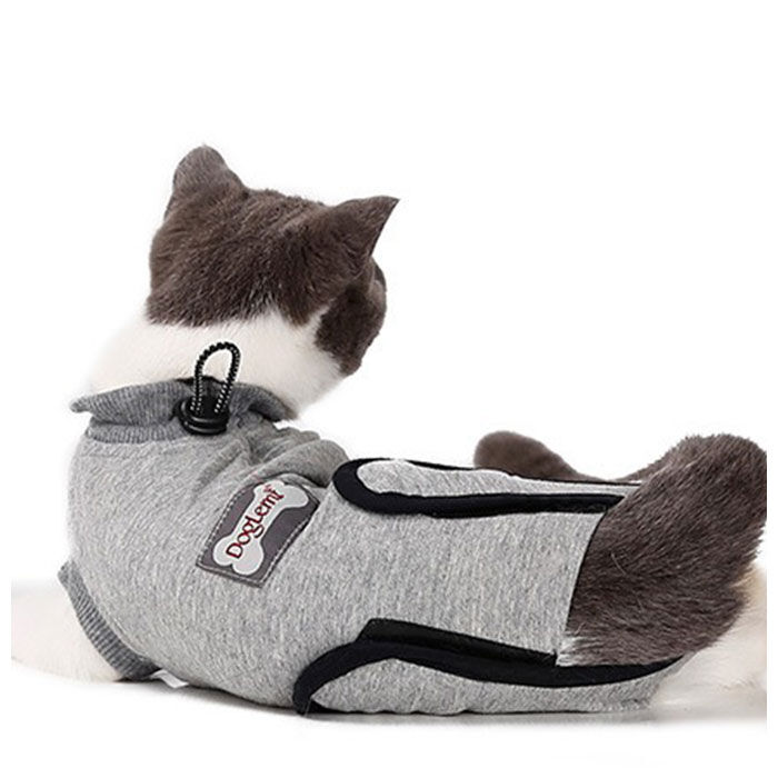 BACKYARD FAMILY「猫 術後服 通販 服 ねこ 傷舐め防止 手術後 エリザベスカラー の代用 洋服 ウェア 術後ウェア」|その他|