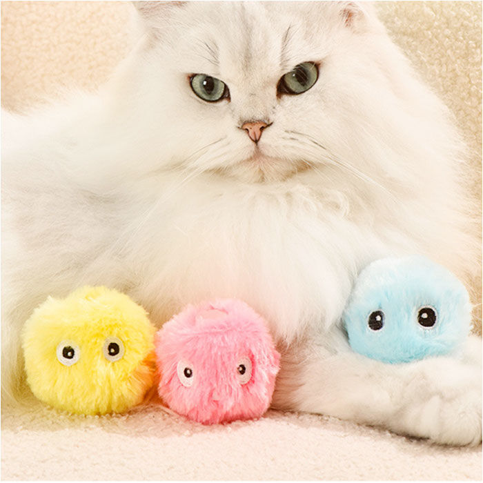 BACKYARD FAMILY「ねこ おもちゃ ボール 通販 オモチャ 猫じゃらし ねこじゃらし 玩具 球 一人遊び 猫 ネコ 音」|その他|