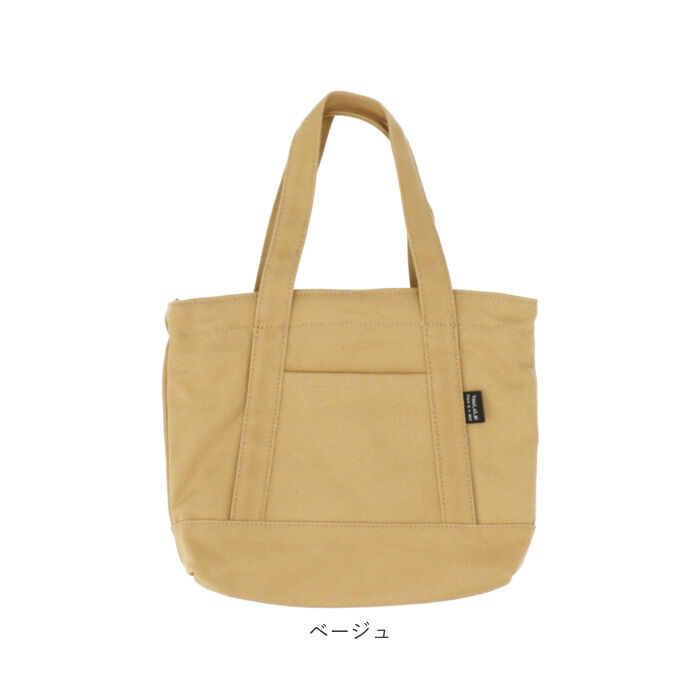 BACKYARD FAMILY「トートバッグ 小さめ レディース チャック付き 通販 キャンバス 布 シンプル ミニトート」|トートバッグ|