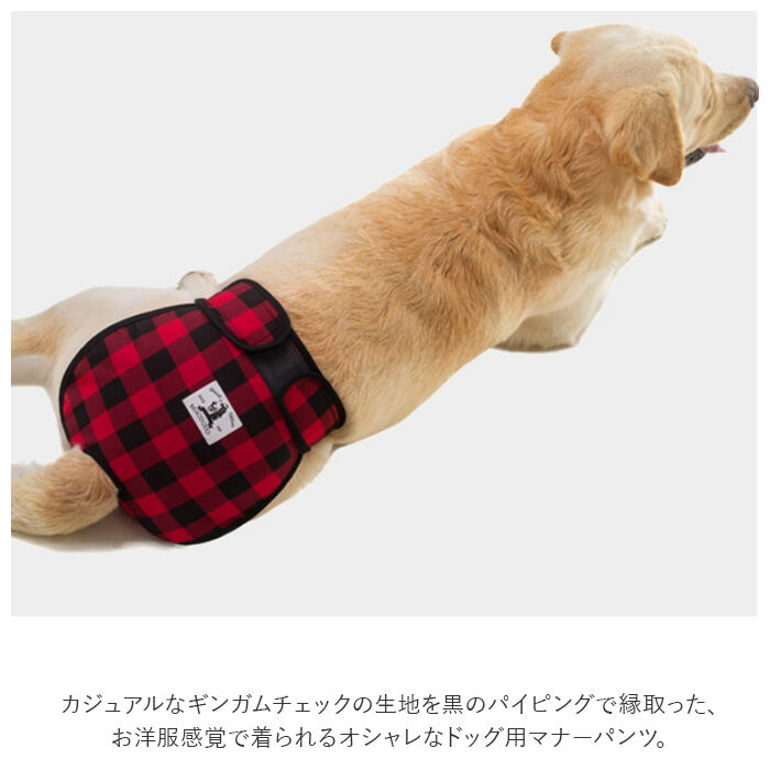 BACKYARD FAMILY「犬 マナーパンツ 通販 中型犬 大型犬 サニタリーパンツ マナーバンド オムツカバー ドッグウェア」|その他|