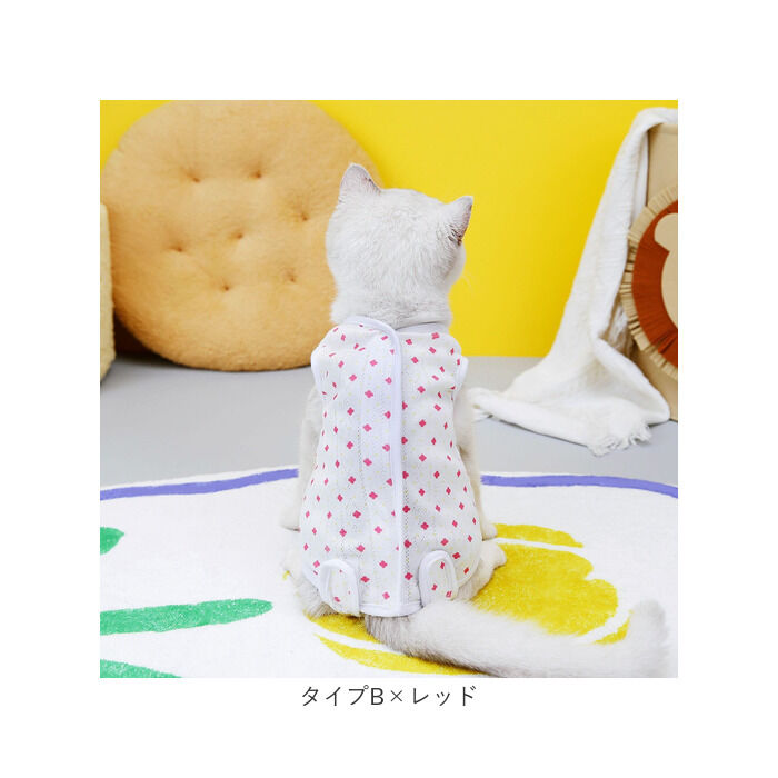BACKYARD FAMILY「術後服 ペット 術後着 かわいい 通販 術後ウェア 術後 介護服 寝間着 パジャマ ドッグウェア」|その他|