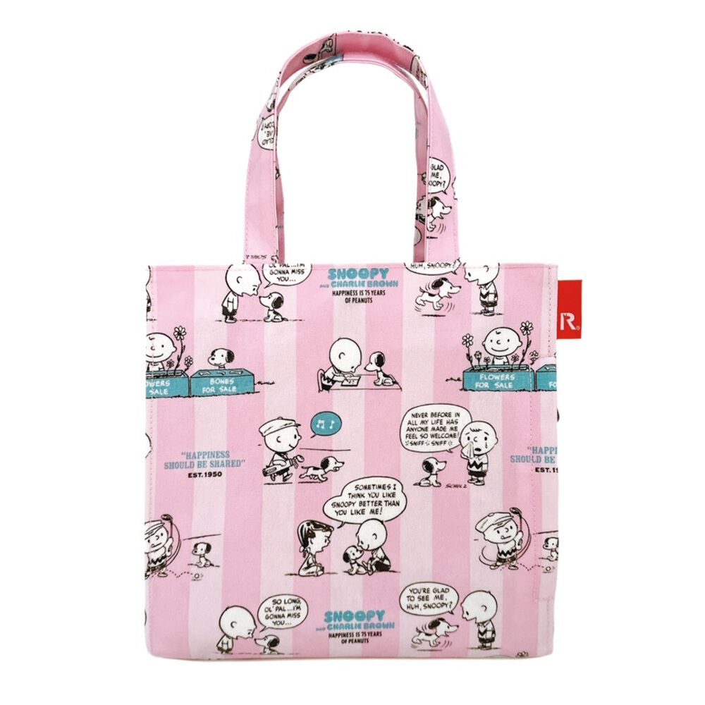 ROOTOTE「ルートート スヌーピー ROOTOTE 8431 通販 トートバッグ トートバック ランチバッグ」|トートバッグ|ピンク1