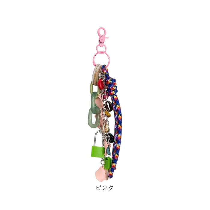 BACKYARD FAMILY「バッグチャーム パラコード 通販 ストラップ キーチャーム キーホルダー キーリング バッグ 鍵」|その他|