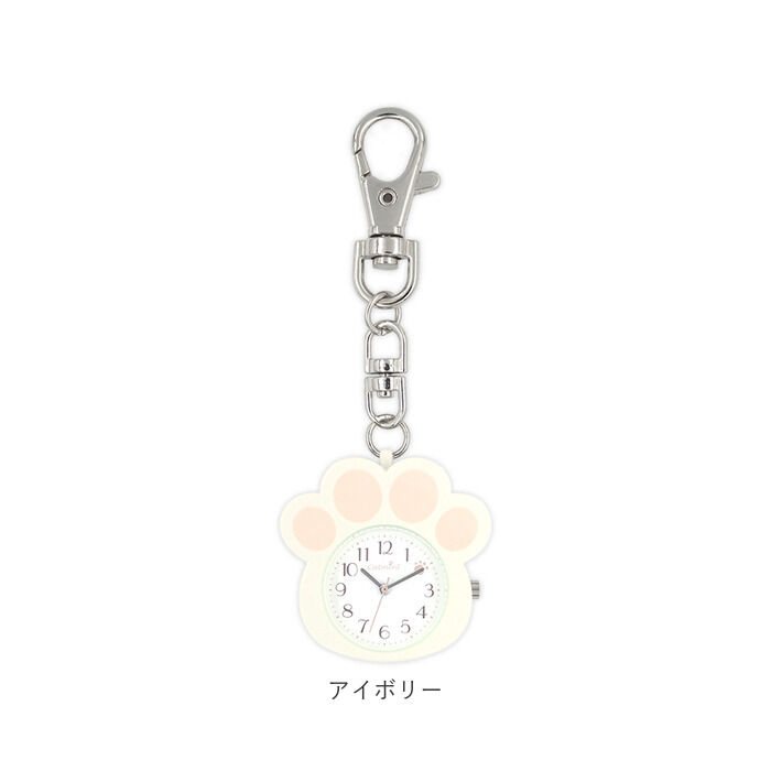 BACKYARD FAMILY「懐中時計 レディース 通販 catmint キャットミント チャームウォッチ 肉球チャームウォッチ」|腕時計|
