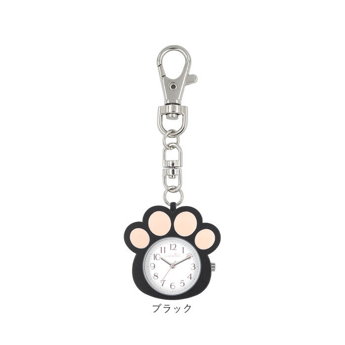 BACKYARD FAMILY「懐中時計 レディース 通販 catmint キャットミント チャームウォッチ 肉球チャームウォッチ」|腕時計|