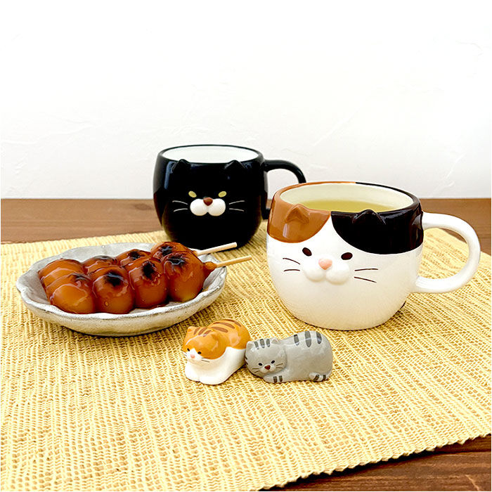 BACKYARD FAMILY「マグ 猫 かわいい 通販 マグカップ コップ カップ ごろごろねこマグ 食器 陶製 ごろごろねこ」|グラス・マグカップ|