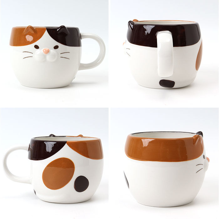 BACKYARD FAMILY「マグ 猫 かわいい 通販 マグカップ コップ カップ ごろごろねこマグ 食器 陶製 ごろごろねこ」|グラス・マグカップ|