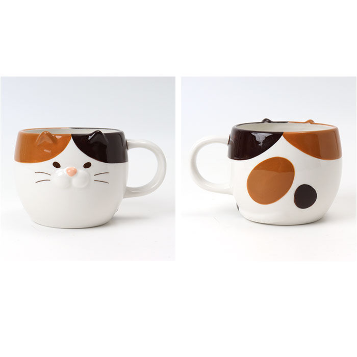 BACKYARD FAMILY「マグ 猫 かわいい 通販 マグカップ コップ カップ ごろごろねこマグ 食器 陶製 ごろごろねこ」|グラス・マグカップ|