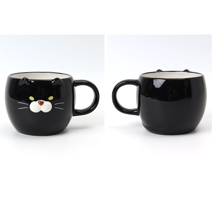 BACKYARD FAMILY「マグ 猫 かわいい 通販 マグカップ コップ カップ ごろごろねこマグ 食器 陶製 ごろごろねこ」|グラス・マグカップ|