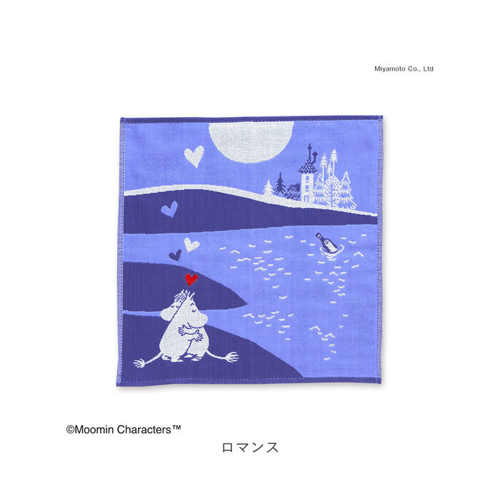 BACKYARD FAMILY「moomin ハンカチ 通販 ガーゼハンカチ ムーミン 三重ガーゼ ギフト プレゼント おしゃれ」|ハンカチ|