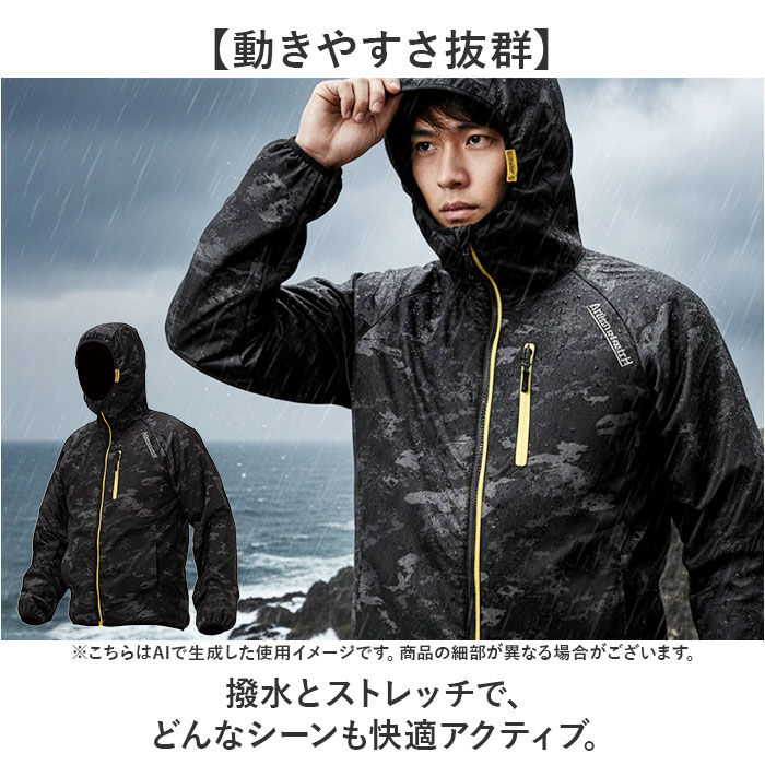 BACKYARD FAMILY「ウインドブレーカー 防寒 通販 ウィンドブレーカー ジャケット 上着 作業服 アウター ストレッチ」|その他|