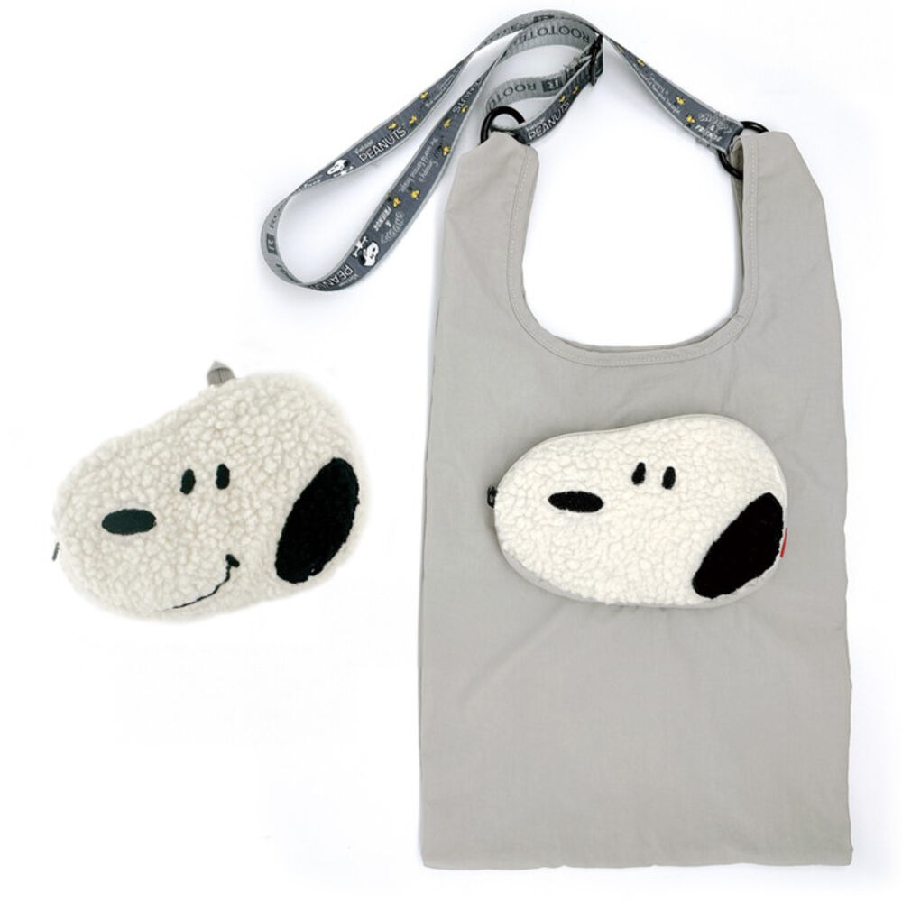 ROOTOTE「ルートート ROOTOTE ショルダーバッグ 8458 通販 スヌーピー SNOOPY エコバッグ」|ショルダー・メッセンジャー|グレー1