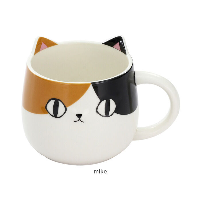 BACKYARD FAMILY「セラミック藍 マグカップ 通販 にゃん屋 猫3兄弟 マグ カップ 湯呑み コップ 食器 猫 ネコ」|食器・キッチングッズ|
