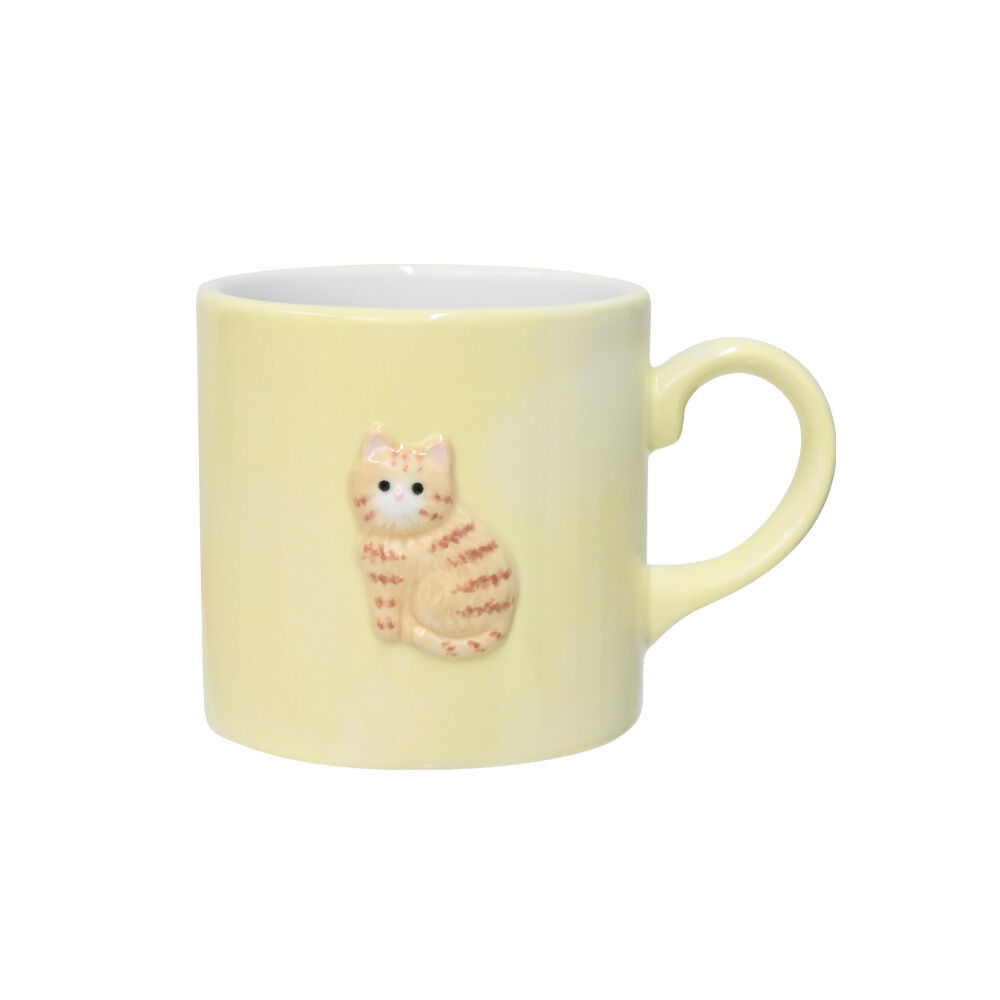 BACKYARD FAMILY「Loulou Nyan ルルニャン マグカップ 通販 マグ カップ コップ コーヒーカップ」|食器・キッチングッズ|イエロー1