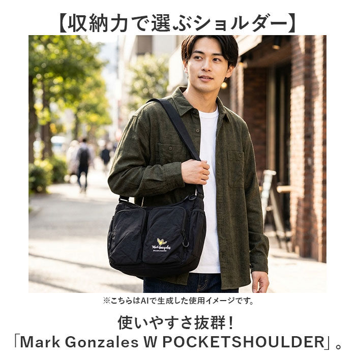 BACKYARD FAMILY「マークゴンザレス ショルダーバッグ VJMG-0023 通販 mark gonzales」|ショルダー・メッセンジャー|