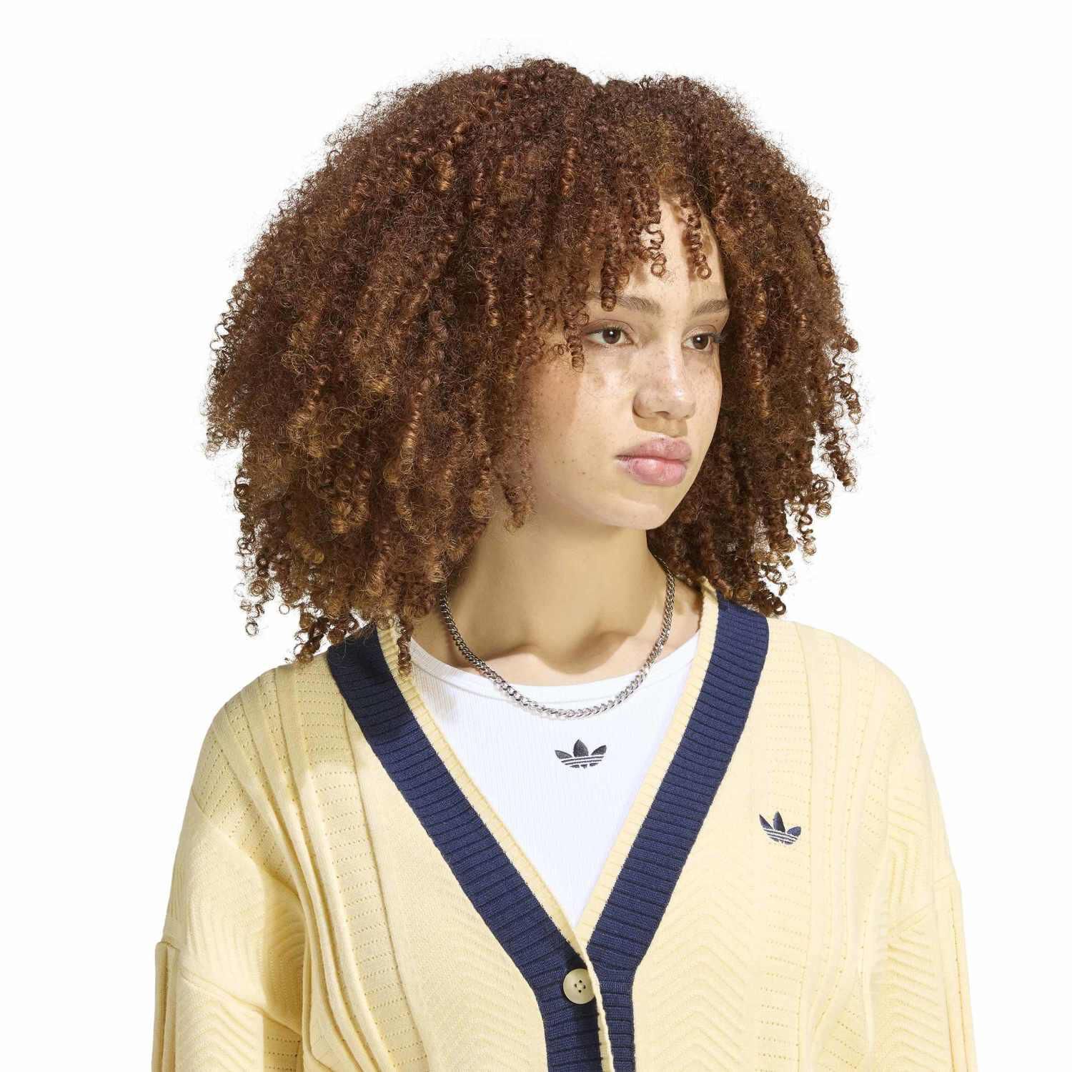 adidas「【ADIDAS ｳｪｱ】W CABLE KNIT CARDIGAN」|Tシャツ・カットソー|