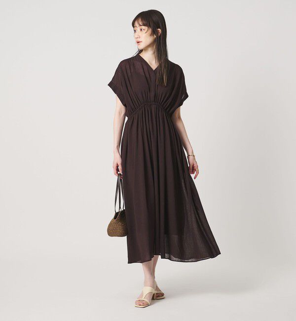 UNITED ARROWS「スラブ シアー ワンピース ‐ウォッシャブル‐」|ワンピース|
