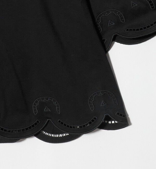 UNITED ARROWS「エンブロイダリー スカラップ Tシャツ」|Tシャツ・カットソー|