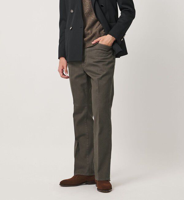 UNITED ARROWS「ピケ 5ポケット フレアパンツ」|その他|DK.GRAY