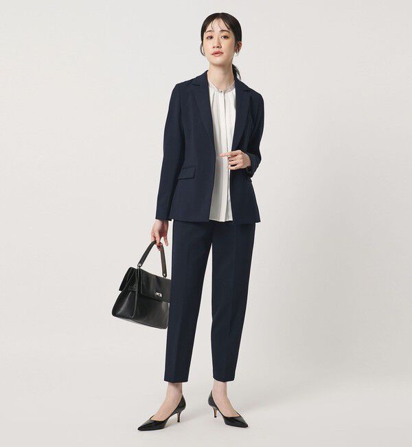 UNITED ARROWS「ダブルクロス ジャケット ‐ストレッチ ウォッシャブル‐」|テーラードジャケット|