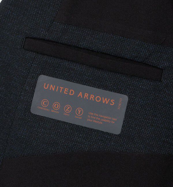 UNITED ARROWS「シャークスキン シングル ２ボタン テーラードジャケット UA COZY ウォッシャブル ２WAYストレッチ」|テーラードジャケット|