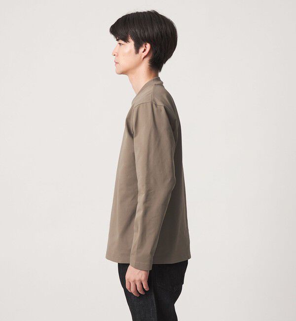 UNITED ARROWS green label relaxing「【WEB限定】JUST fit クリーン カノコ ジャケイン 長袖 Tシャツ -抗菌-」|Tシャツ・カットソー|