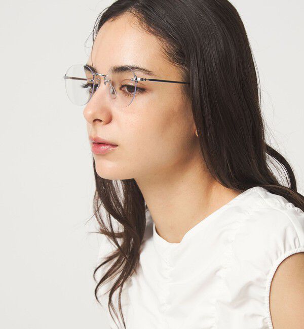 UNITED ARROWS green label relaxing「＜noeyedia＞NE453 メガネ」|メガネ|SILVER