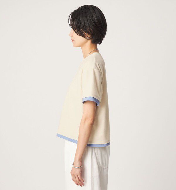 UNITED ARROWS green label relaxing「パイル カサネ ショートスリーブ Tシャツ」|Tシャツ・カットソー|