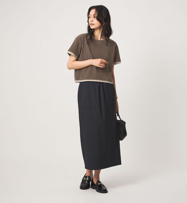 UNITED ARROWS green label relaxing「パイル カサネ ショートスリーブ Tシャツ」|Tシャツ・カットソー|
