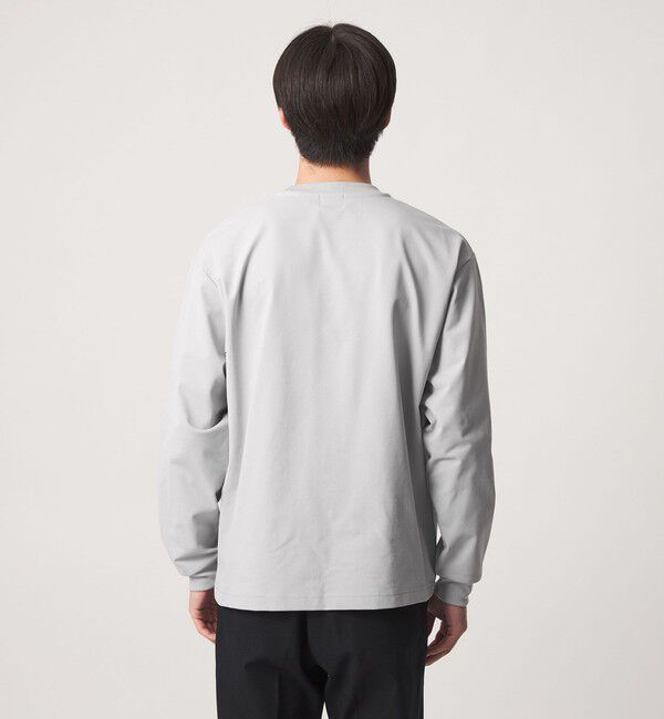 UNITED ARROWS green label relaxing「【WEB限定】JUST fit クリーン カノコ ワイド クルーネック 長袖 Tシャツ -抗菌-」|Tシャツ・カットソー|