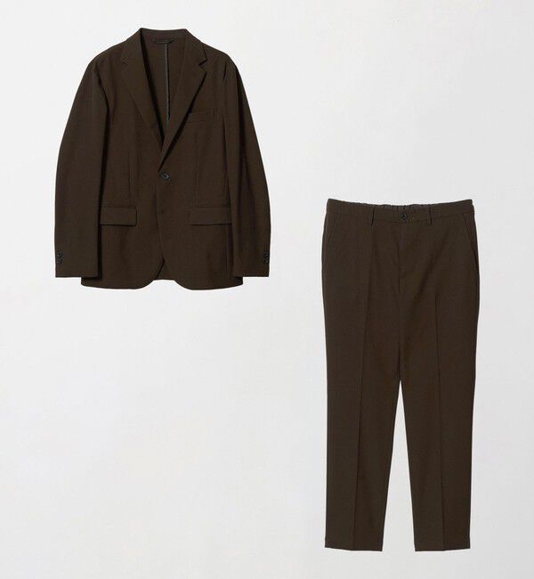 UNITED ARROWS green label relaxing「【WEB限定】JUST fit ウールライク ナロー セットアップ ジャケット＆パンツ -ストレッチ-」|スーツ|