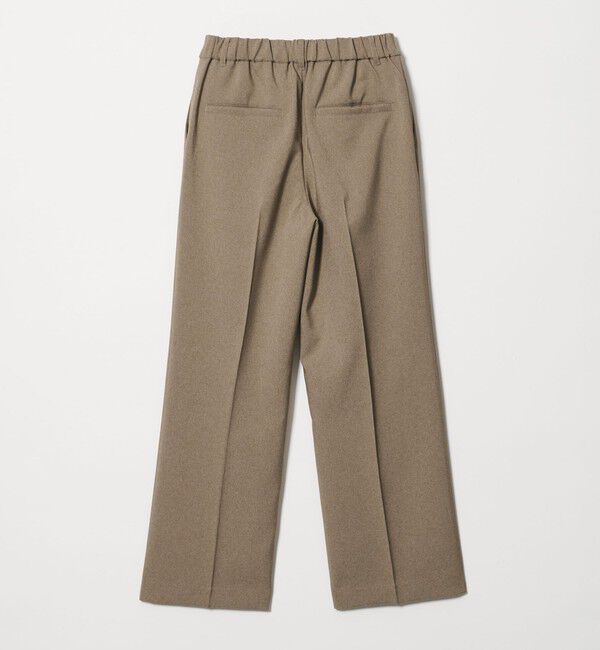 BEAUTY&YOUTH UNITED ARROWS「【WEB限定 Wardrobe DAILY MINIMAL】メランジ タックストレートパンツ ウォッシャブル」|スラックス|