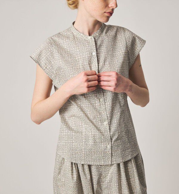 STEVEN ALAN「＜Steven Alan＞フレンチスリーブ ブラウス」|チュニック|