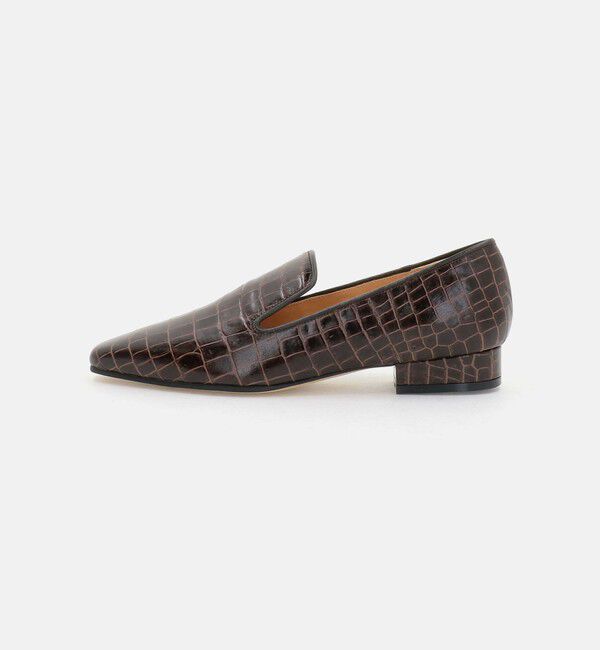 STEVEN ALAN「＜Steven Alan＞カタオシ レザー スリッポン シューズ」|パンプス|DK.BROWN