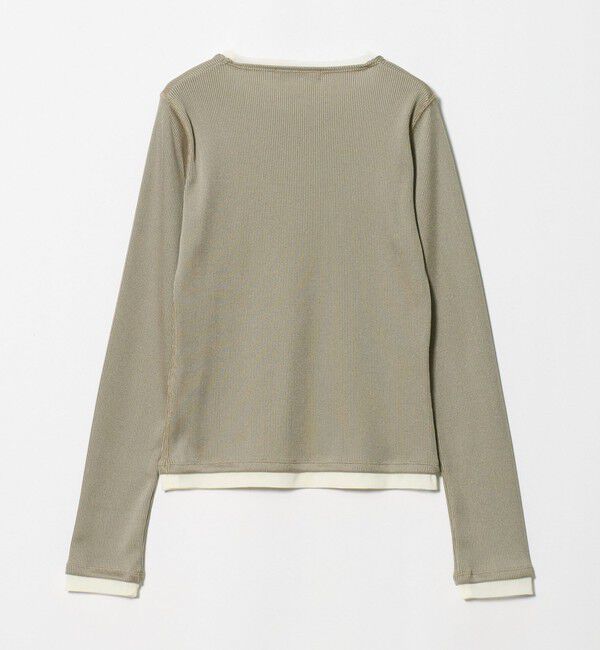 BEAUTY&YOUTH UNITED ARROWS「ポリエステルコットン テレコ チュール ドッキングプルオーバー」|Tシャツ・カットソー|
