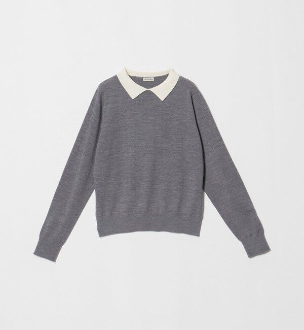 STEVEN ALAN「＜Steven Alan＞ウール ミックス ポロカラー ニット」|ニット・セーター|