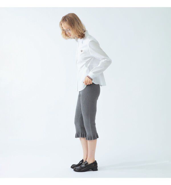 BEAMS SELECTION for WOMEN「【別注】FRED PERRY / ペプラム シャツ〈26AW 洗える 寒暖差対策〉」|シャツ・ブラウス|