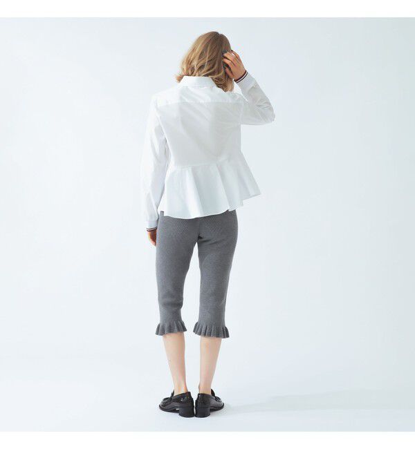 BEAMS SELECTION for WOMEN「【別注】FRED PERRY / ペプラム シャツ〈26AW 洗える 寒暖差対策〉」|シャツ・ブラウス|