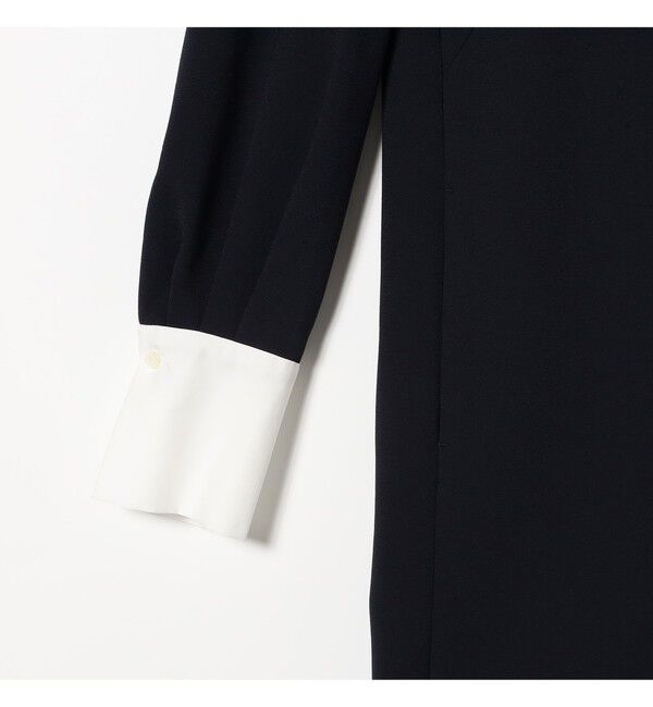 Demi-Luxe BEAMS 「アタッチドカラー ミニワンピース」|ワンピース|
