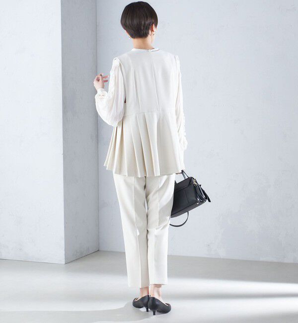 SHIPS for women「〈手洗い可能〉割繊 フリル デザイン ブラウス 24SS ◇」|シャツ・ブラウス|