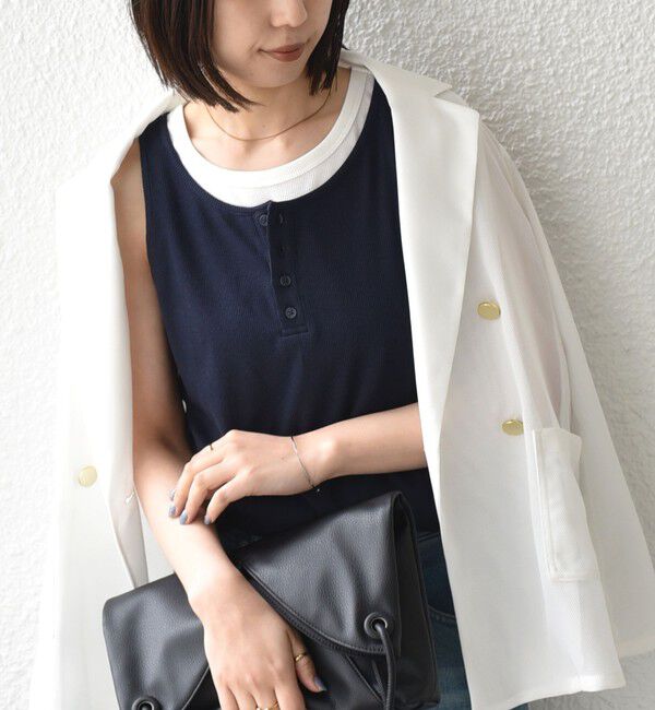 SHIPS Colors 「SHIPS Colors:〈手洗い可能〉レイヤード タンクトップ セット◇」|タンクトップ|
