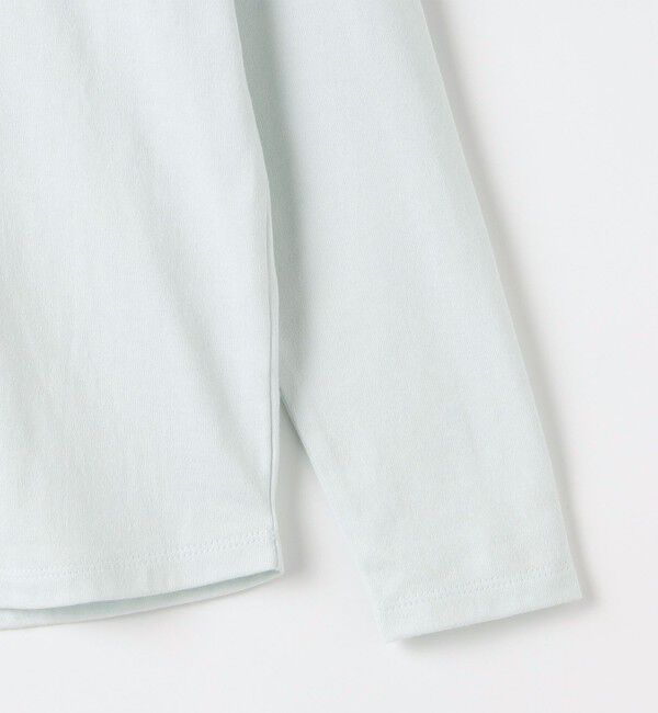 SHIPS KIDS「SHIPS KIDS:100～130cm /フラワー ロゴ ロングスリーブ Tシャツ」|Tシャツ・カットソー|