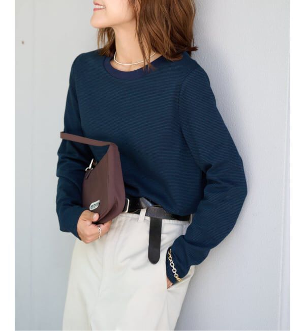 OUTDOOR PRODUCTS Usual Things「≪予約≫リンガーボーダーロンTEE セットアップ対応」|Tシャツ・カットソー|